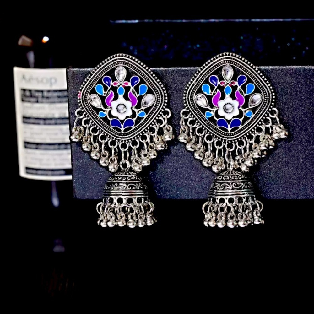 Indian Pakistani Afghani Boho Ethnic Drop Earrings